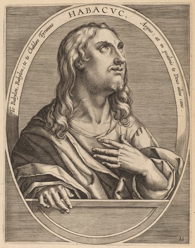 Habakkuk by Theodor Galle after Jan van der Straet