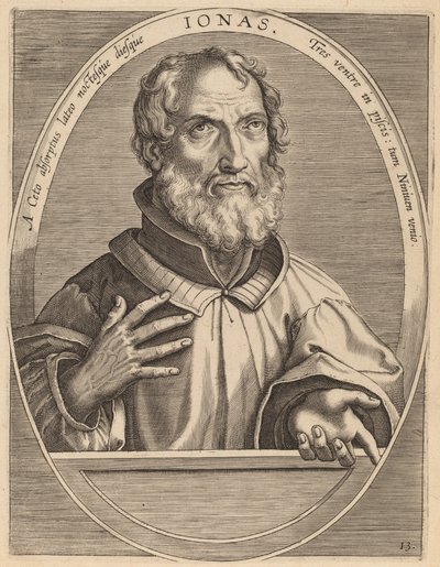 Jonah by Theodor Galle after Jan van der Straet