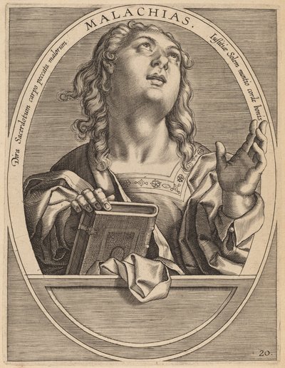 Malachias by Theodor Galle after Jan van der Straet