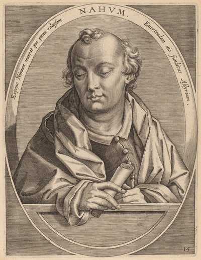 Nahum by Theodor Galle after Jan van der Straet