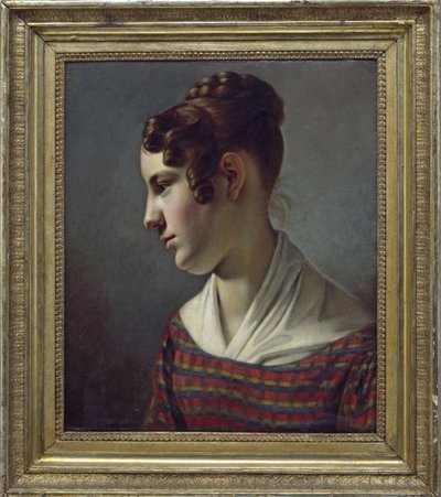 Portrait of a Girl by Theodor Leopold Weller