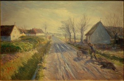 On the Way to Kastrup by Theodor Philipsen