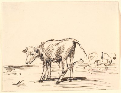 A Bull Calf by Theodor Philipsen