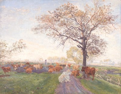 Milking Place at Dyrehavegård by Theodor Philipsen