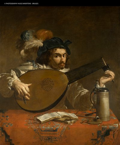 The Lute Player by Theodor Rombouts