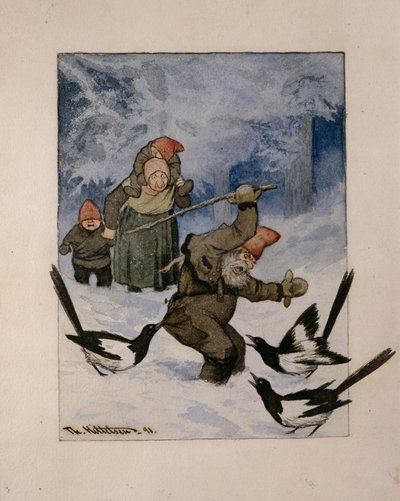 An Attack by Theodor Kittelsen