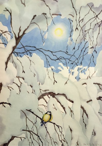 Great Tit by Theodor Kittelsen