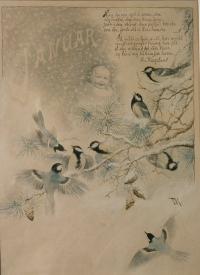 January by Theodor Kittelsen