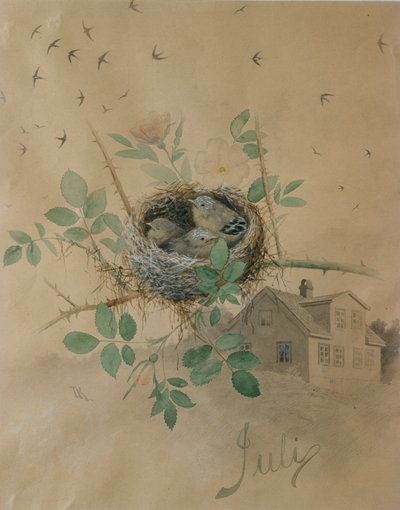 July by Theodor Kittelsen