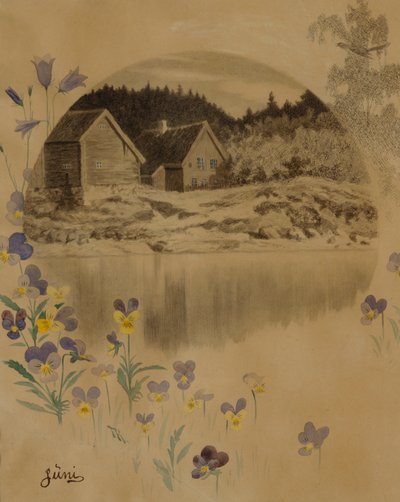 June by Theodor Kittelsen