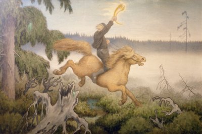 The Golden Horn by Theodor Kittelsen
