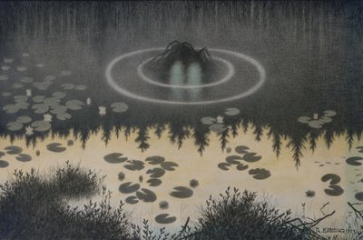 Water Sprite by Theodor Kittelsen