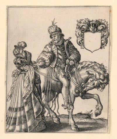 Noble and Lady by Theodor de Bry