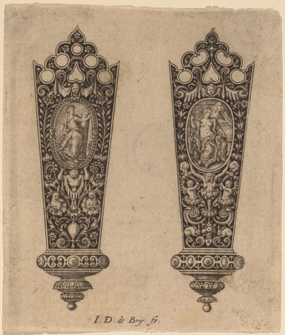 Ornament for Knife Handle by Theodor de Bry