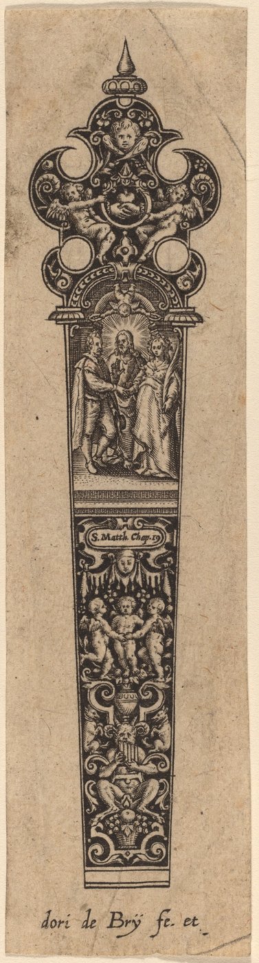 Ornament for Knife Handle by Theodor de Bry