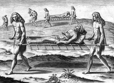 Timucuan Indians by Theodor de Bry