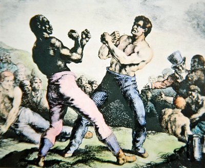 The Boxers by Theodore (after) Gericault