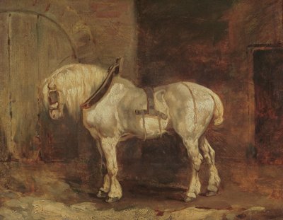 A Cart-Horse by Theodore Gericault