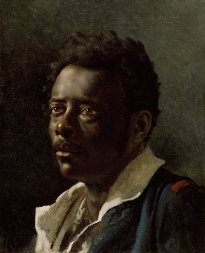 Black Man (Portrait Study) by Theodore Gericault