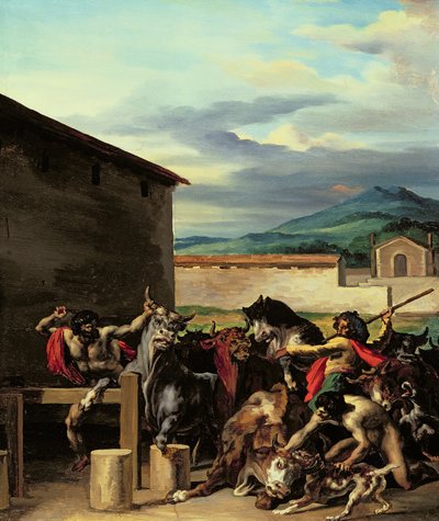 Cattle Market by Theodore Gericault