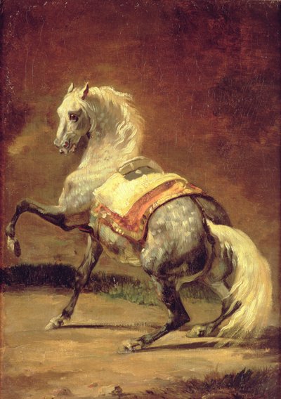 Dappled Grey Horse by Theodore Gericault