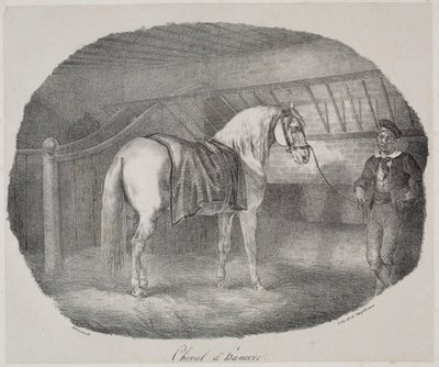 Horse from Hanover by Theodore Gericault