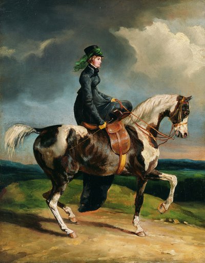 Horsewoman by Theodore Gericault