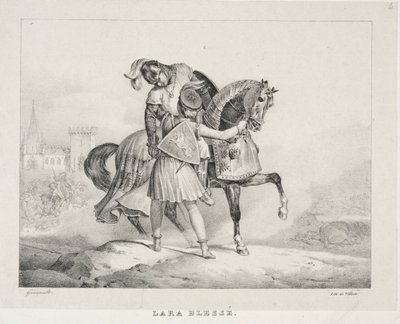 Lara Wounded by Theodore Gericault