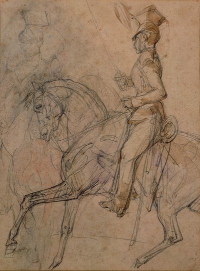 Officer of the Polish Lancers by Theodore Gericault