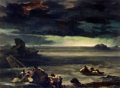 Scene of the Deluge by Theodore Gericault