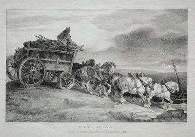 The Coal Wagon by Theodore Gericault