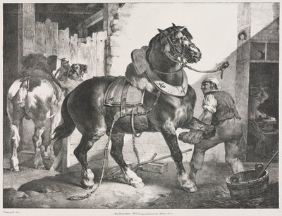 The French Blacksmith by Theodore Gericault