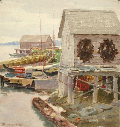 Drying Skins, Sitka by Theodore J. Richardson