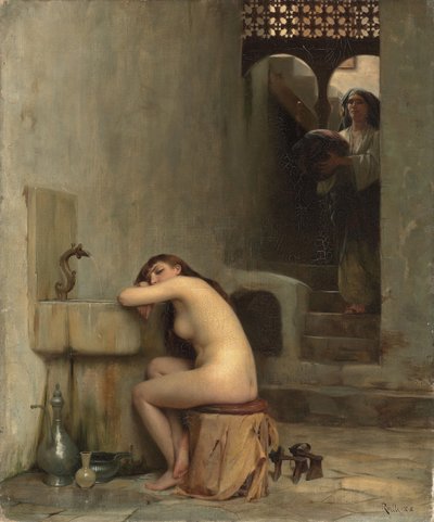 Resting in the Bath by Theodore Jacques Ralli