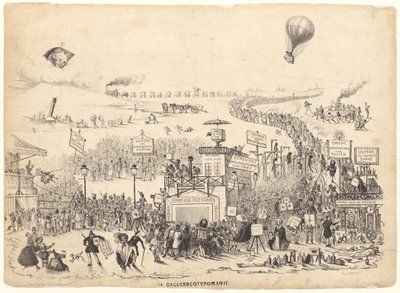 Daguerreotypomania by Theodore Maurisset