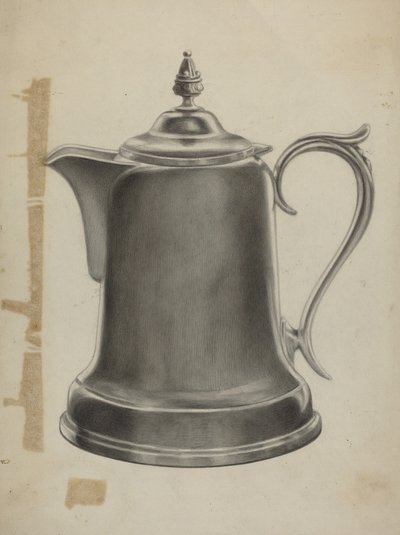 Pewter Coffee Urn by Theodore Pfitzer
