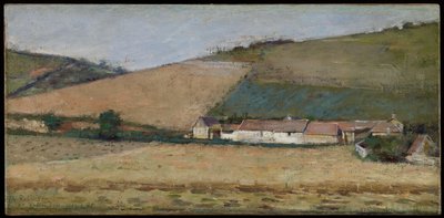 A Farm Among Hills, Giverny by Theodore Robinson