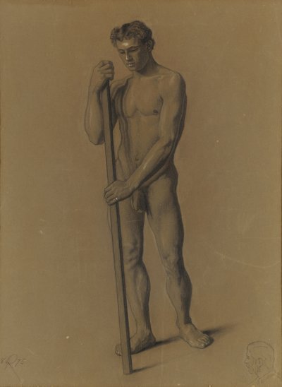 Study of the Male Figure, 1875 by Theodore Robinson