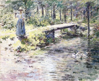 The Little Bridge by Theodore Robinson