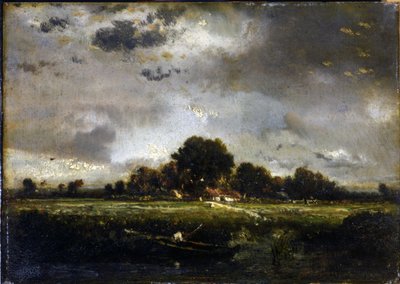 The Little Fisherman by Pierre Etienne Theodore Rousseau