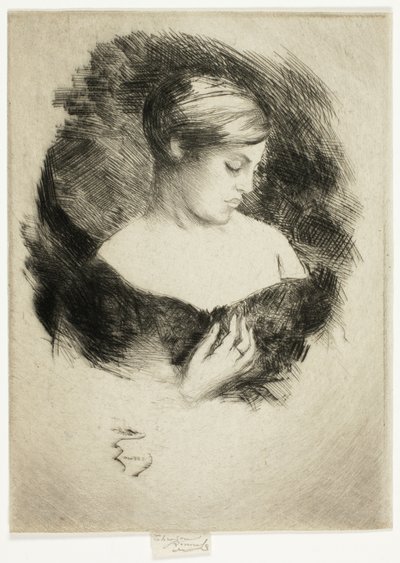 Profile of a Woman by Theodore Roussel