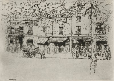 The Street, Chelsea Embankment by Theodore Roussel