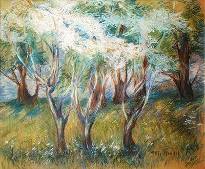 Orchard Giverny by Theodore Wendel