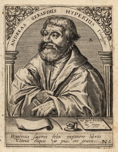 Andreas Gerhard Hyperius by Theodore de Bry