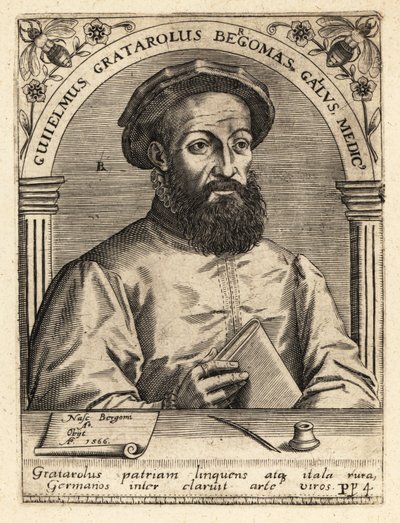Guglielmo Gratarolo by Theodore de Bry