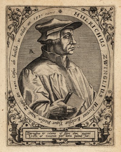 Huldrych Zwingli by Theodore de Bry