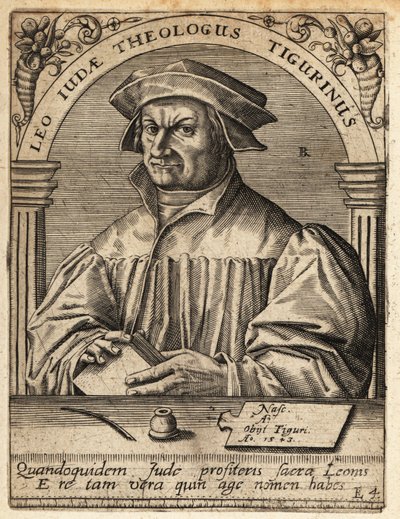 Leo Jud by Theodore de Bry