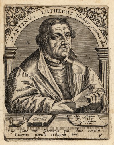 Martin Luther by Theodore de Bry