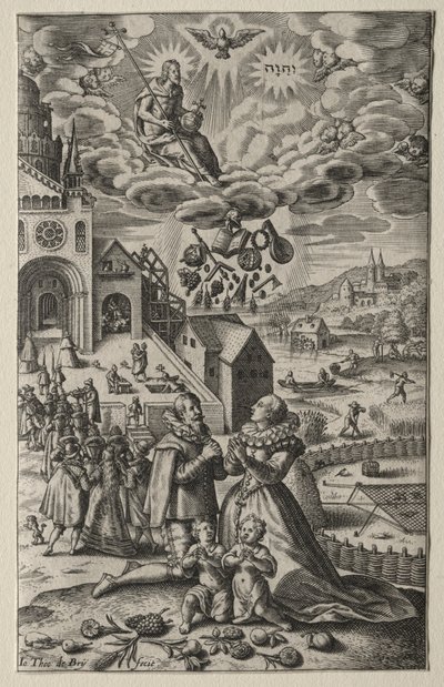 Prayer by Theodore de Bry