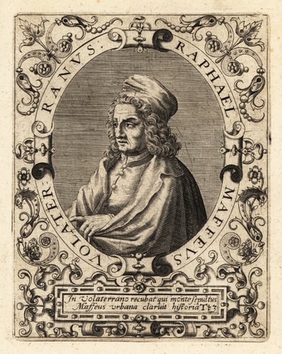 Raffaello Maffei, Italian historian by Theodore de Bry